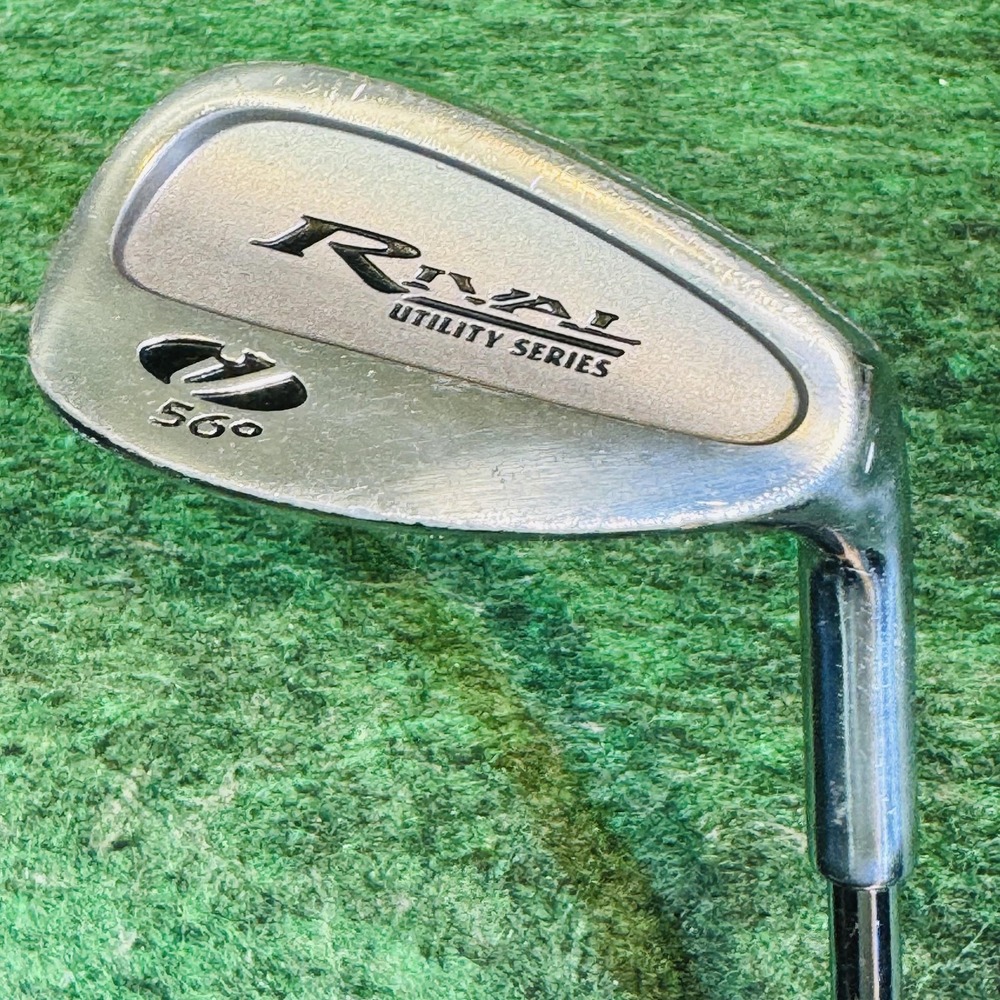 Rival Utility Series 56° Sand Wedge Mens RH 35.5 In Steel Silver Golf Club